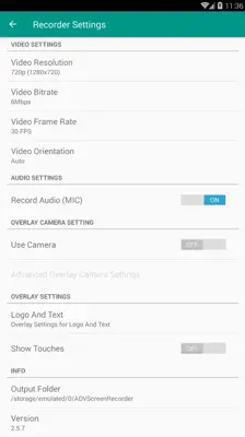ADV Screen Recorder android App screenshot 3
